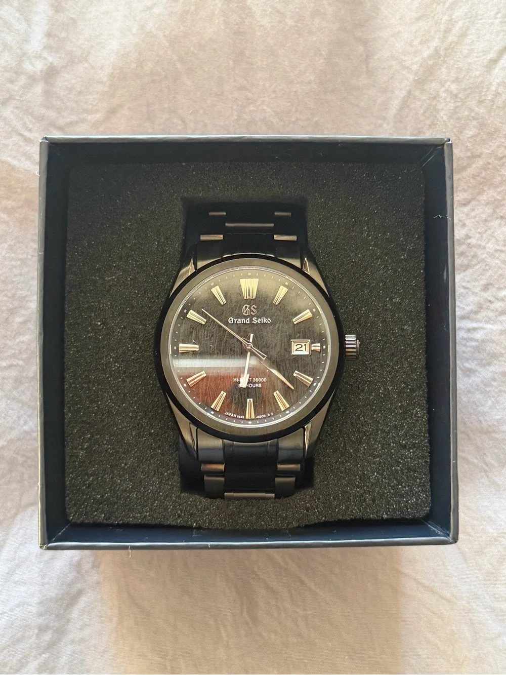Seiko Mod: Blacked Out Grand Seiko